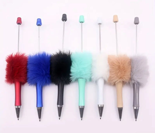 Fuzzy Fluffy Pens - Solid Colors