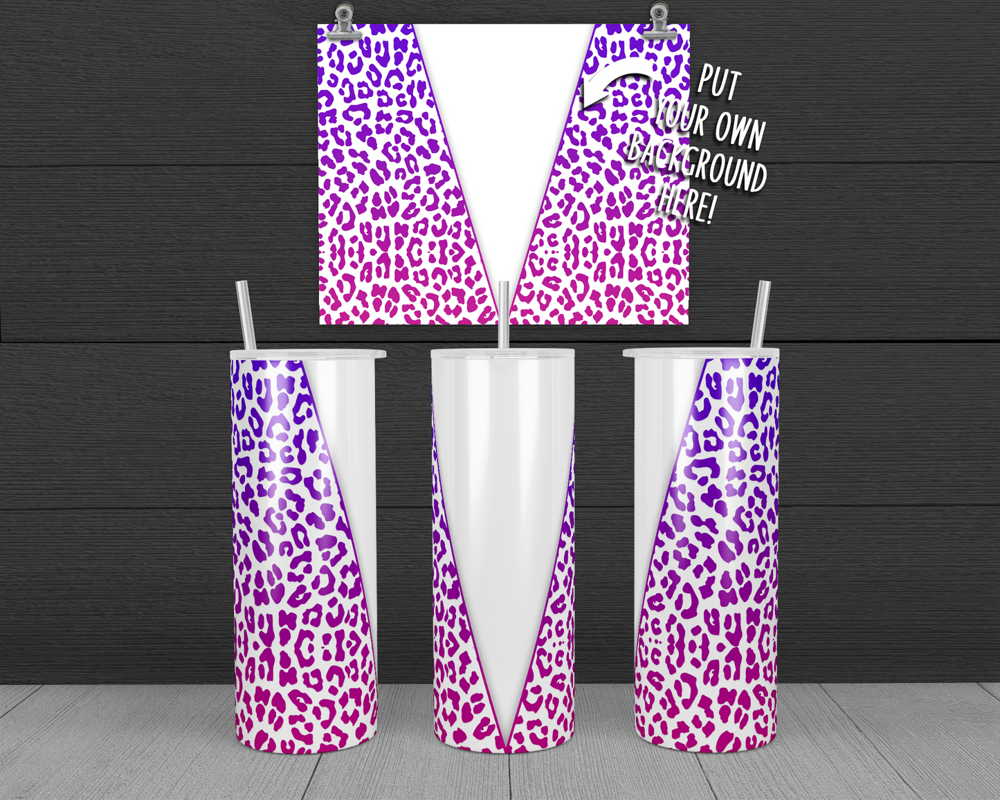 Purple Pink Leopard V